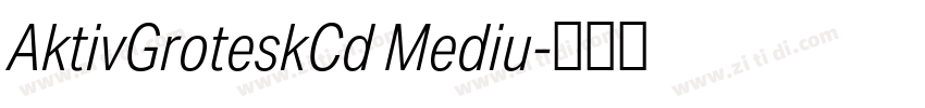 AktivGroteskCd Mediu字体转换